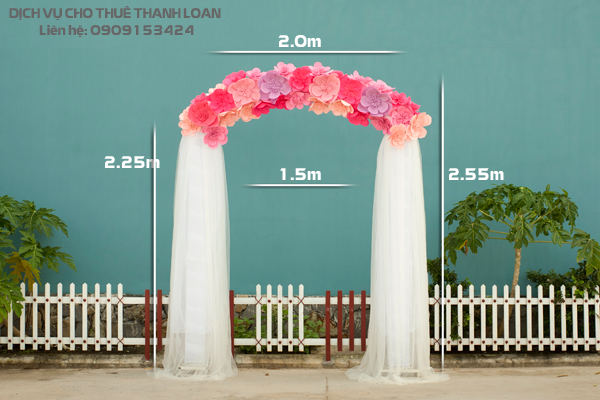 Kích thước cổng hoa