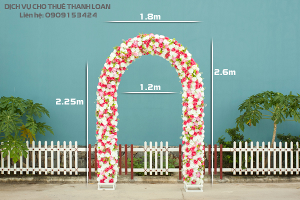Kích thước chuẩn của cổng hoa